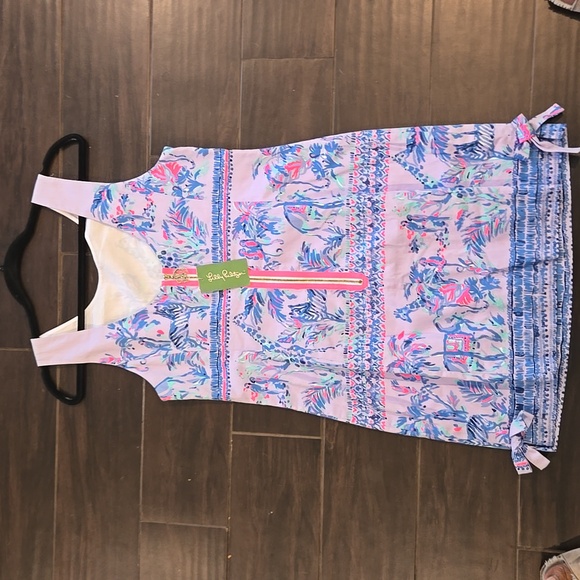 Lilly Pulitzer Lilac Verbena Fruity Monkey Mila Dress Sz 10 NWT - Picture 2 of 7